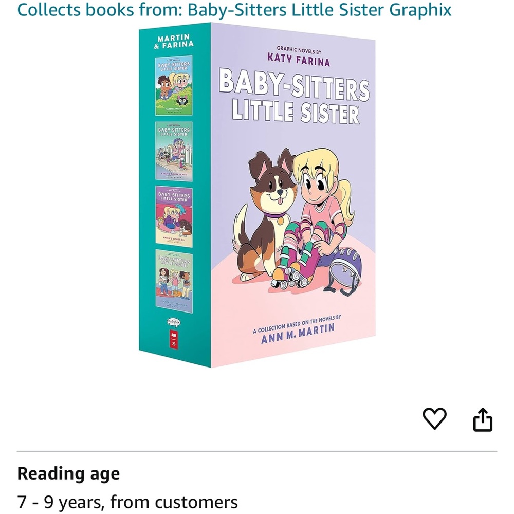 Babysitters Little Sister 1-4 paperback